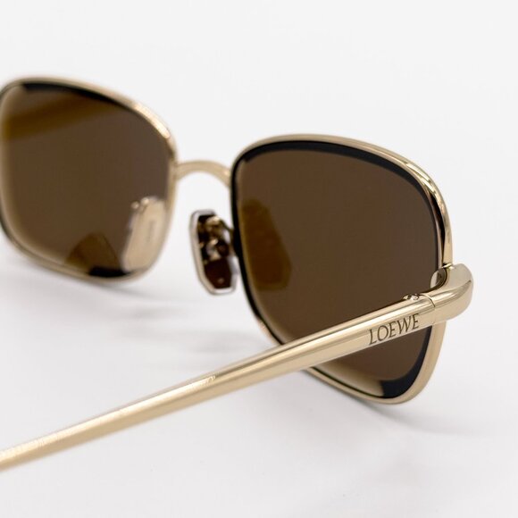 NEW LOEWE LW40159U 32G SUNGLASSES UNISEX SQUARE YELLOW main image 8